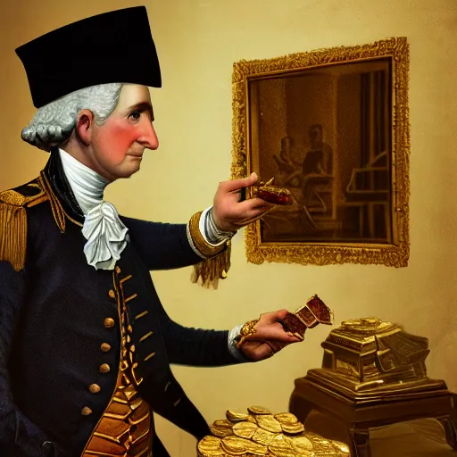 KREA a closeup photorealistic photograph of Washington